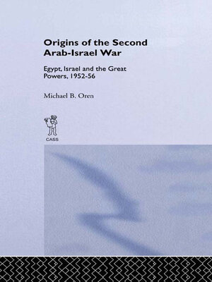 cover image of The Origins of the Second Arab-Israel War